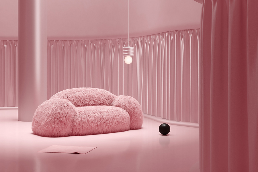 plush couch bed