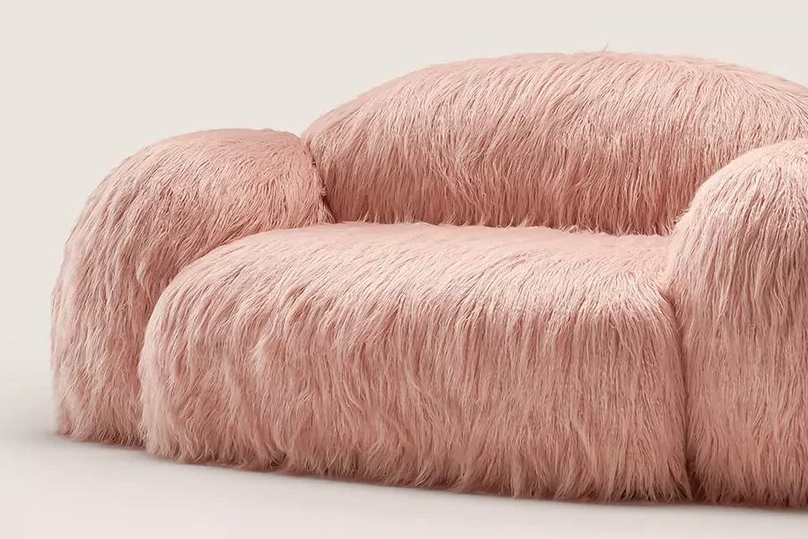 oversized plush couch